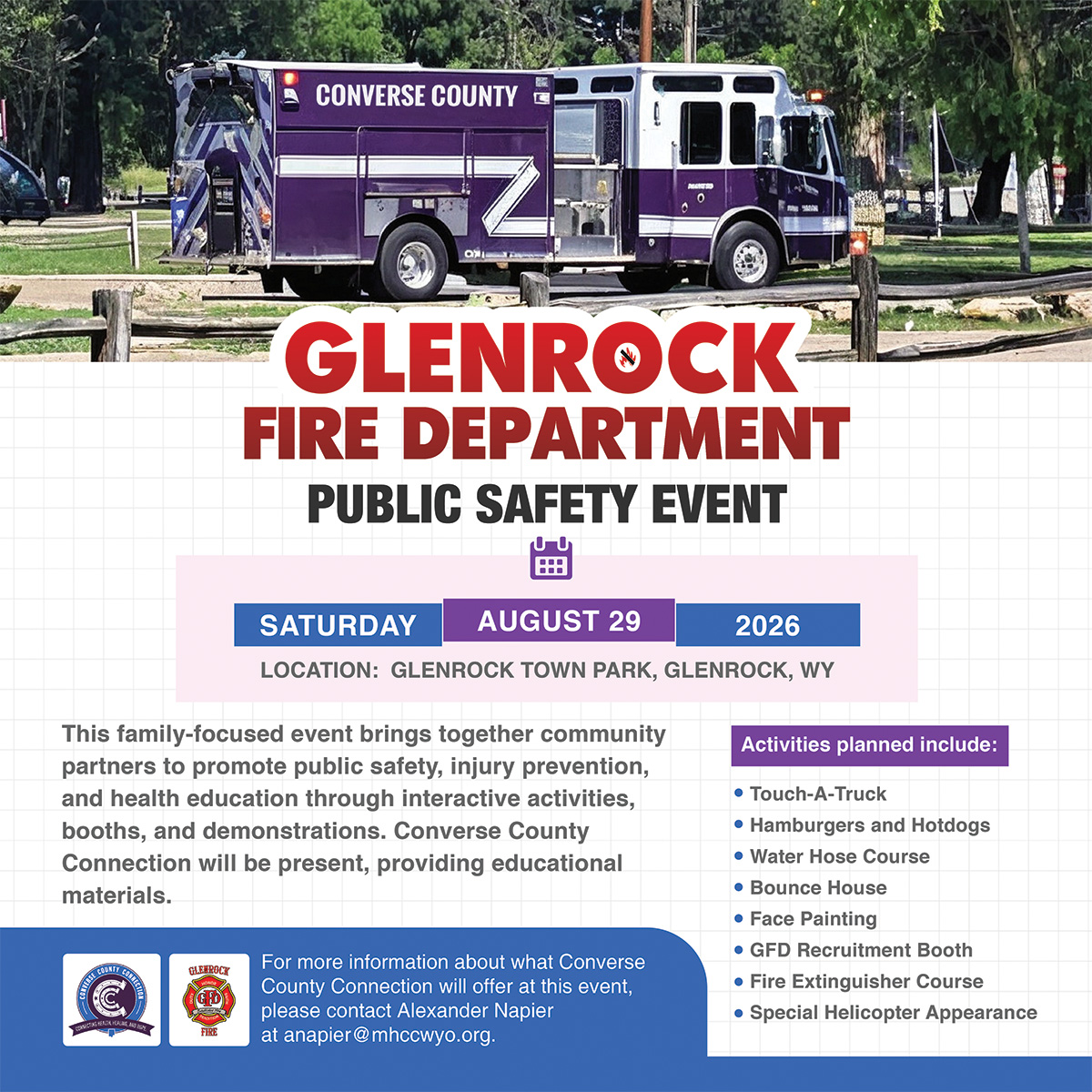 Converse -Fire Dept Safety Event Flyer